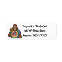 Hippie Sasquatch Label