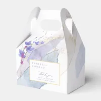 Wildflower Wedding Watercolor Thank You Peri ID954 Favor Boxes