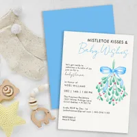 Mistletoe Bundle of Joy Baby Shower Invite