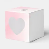 Whimsical Pink Corporate Coffee Girl Favor Boxes