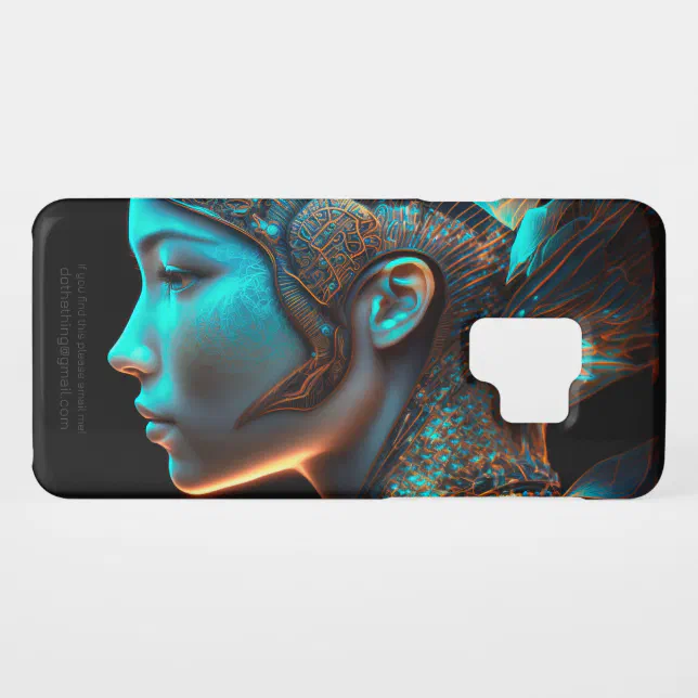 Japanese Electro Cyberpunk Profile Portrait Case-Mate Samsung Galaxy S9 Case