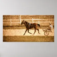 Standardbred Racing Poster