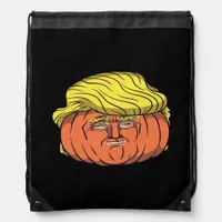 Donald Trumpkin  Pumpking Drawstring Bag