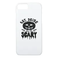 Eat Drink And Be Scary Halloween Light Cool Unique iPhone 8/7 Case