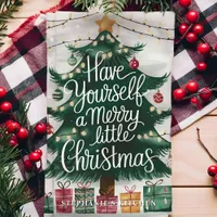 Have Yourself A Merry Little Christmas Tree Kitchen Towel