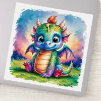 Baby dragon!  sticker