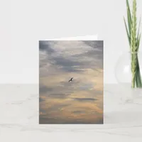 Blank Coastal Beach Note Card