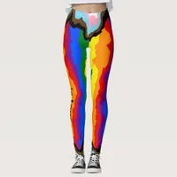 Progressive Pride Love is Love  Leggings