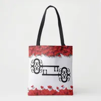 Gorgeous Victorian Keys  Glamorous Hearths Tote Bag