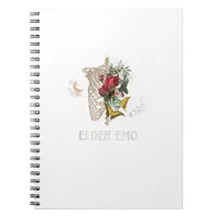 Elder Emo Funny Goth Older Gothic Cottagecore Gobl Notebook