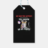 We The Lottery - Till Death Do Us Party Gift Tags