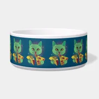 Taco and Pizza Cosmic Space Cat Bowl