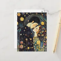 A Couple Kiss Postcard