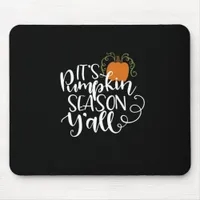 It_s Pumpkin Season Y_all Fitted  Mouse Pad