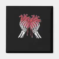 Funny Valentine Skeleton Heart Hands Classic Style Magnet