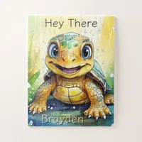Cute Sea Turtle Under the Sea Personalized Jigsaw Puzzle