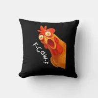F-Caw-F Chicken Essential Classic Retro Throw Pillow