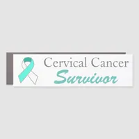 Cervical Cancer Survivor Car Car Magnet