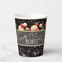 Joyful happy new year 2025  paper cups