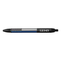  Police Thin Blue Line Personalized Badge Number  Pen