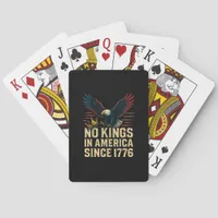 No Kings In America Since 1776 Patriotic Poker Cards