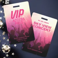 Pink VIP All Access Concert Badge