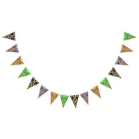 Happy Halloween Spooky Mandala Bunting Flags