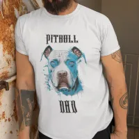 Personalized Pitbull Dad T-Shirt