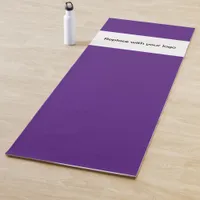 Logo purple business studio yoga mat