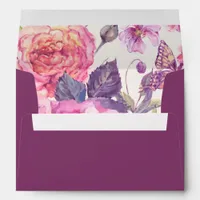 Floral Funeral Stationery Envelope