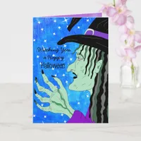 Witching you a Happy Halloween Card