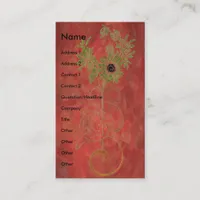 Floral Digital Art Business Card
