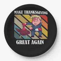 Make Thanksgiving Great Again Trumpkin – Sloth & S Paper Plates