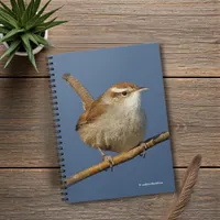 A Curious Bewick's Wren in the Tree Notebook