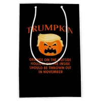 Anti Trumpkin Funny Halloween Medium Gift Bag
