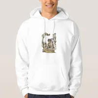 Cottagecore Mushroom Botanical Witchy Frog Goblinc Hoodie