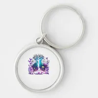 Fey Gothic Emo Goblincore Aesthetic  Forest Graphi Keychain