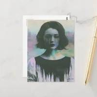 A Sad Woman Postcard