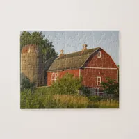 Midwestern Red Barn Jigsaw Puzzle