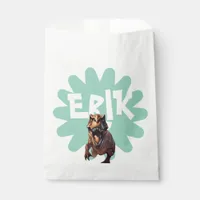 T-Rex Birthday Fierce Personalized Treats Favor Bag