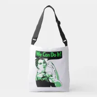 Lyme Disease awareness "We Can Do It" Body Tote