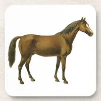 Vintage Horse Beverage Coaster