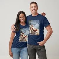 Santa in Summer Paradise T-Shirt