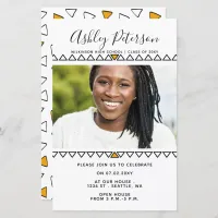 Budget Cute Modern Photo Graduation Invitation