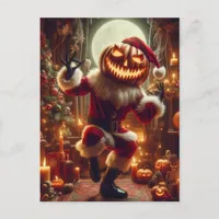 Halloween Santa  Postcard