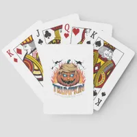 Trumpkin Classic – Spooky Pumpkin Design Poker Cards