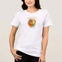 Easter Chick Hatching from Colorful Egg Tri-Blend Shirt