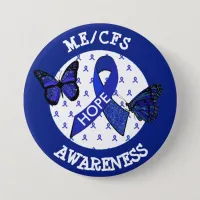 ME/CFS Syndrome Awareness Ribbon Button