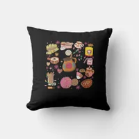 Tis The Season Mexican Christmas Tree Tamales Pan  Throw Pillow
