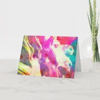 Merry Horse Digital Art Card